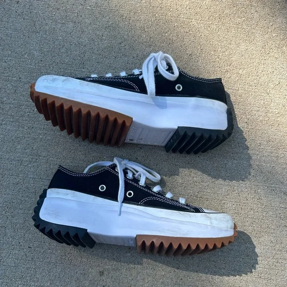 Converse Run Star Hike Platform Sneakers – Black (Women’s 7) - Picture 7 of 8